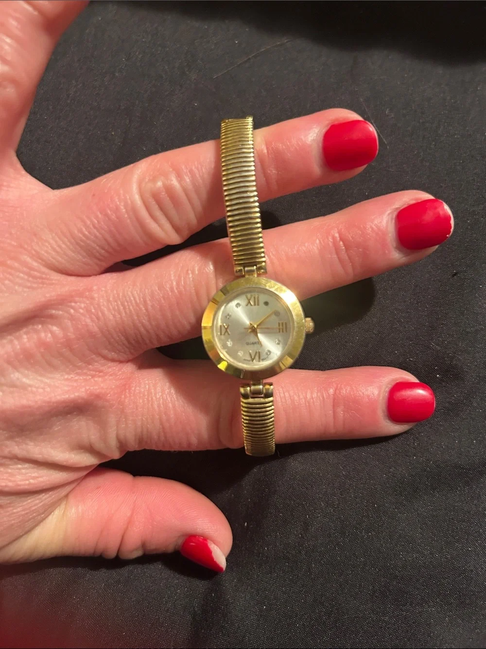 Gold-Tone Women’s Bracelet Watch - Classic Roman Dial